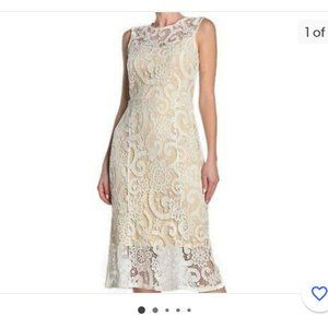 NEW Tash + Sophie cream lace dress, size 12